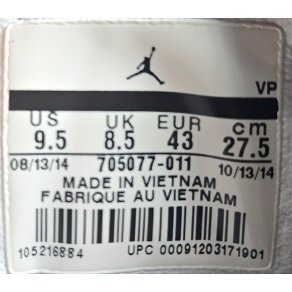 Nike Air Jordan Imminet Gray White Off Court Shoes Men\'s Size‎ 9.5 main image 7